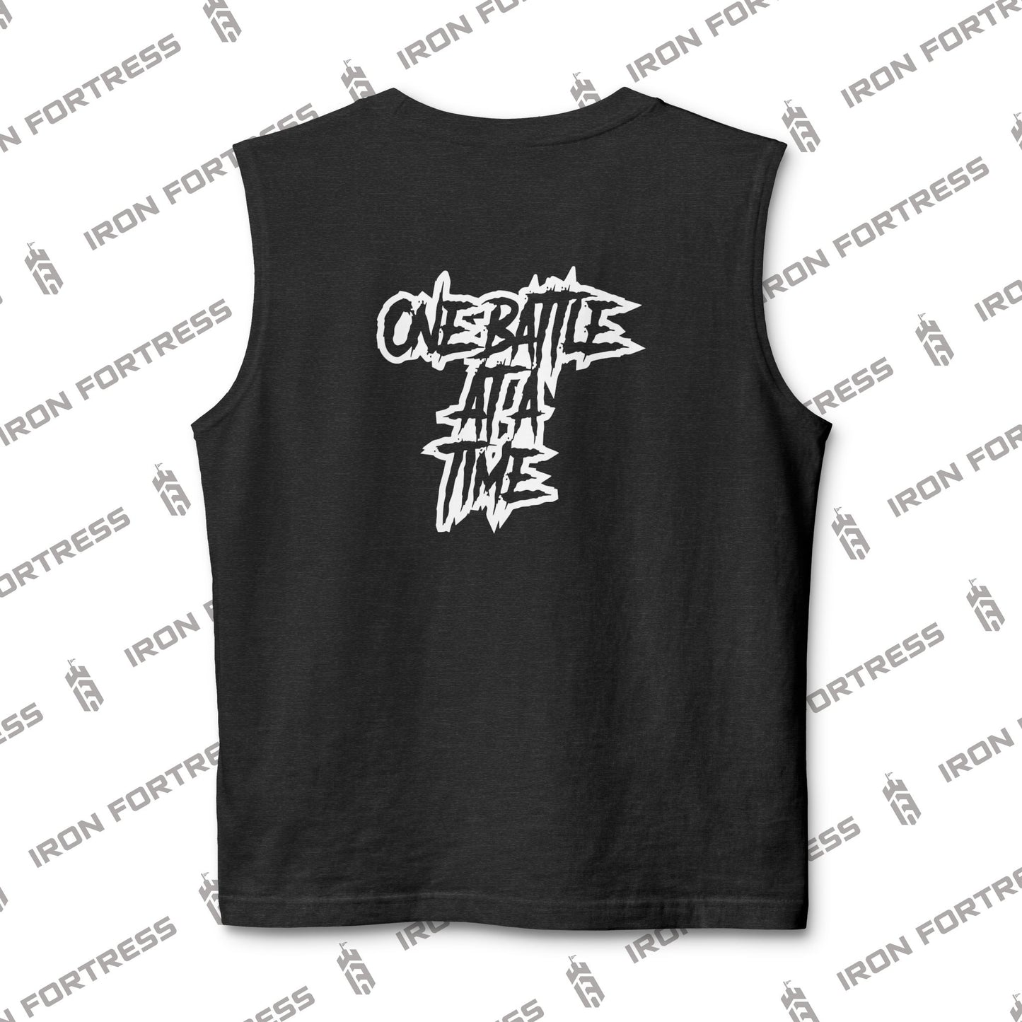 Battle Script Muscle Tank