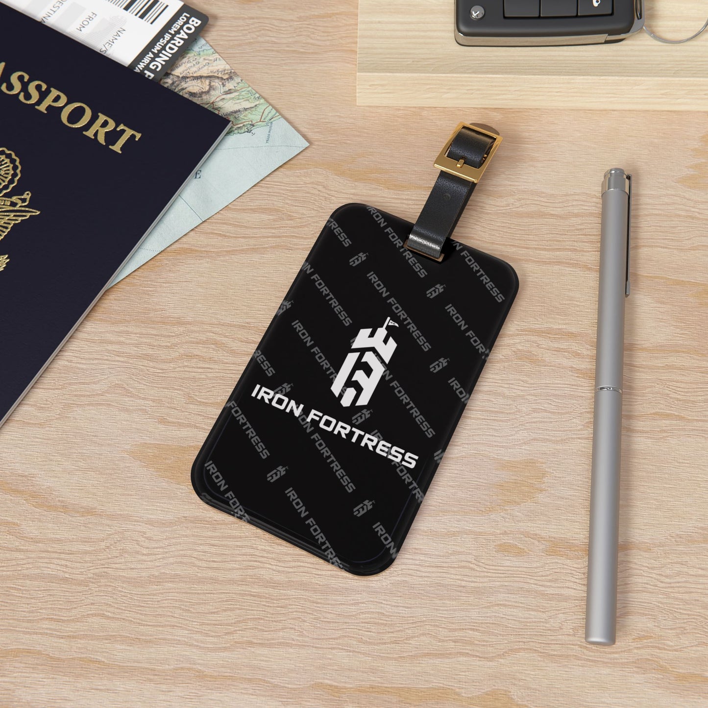 Tactical Black Luggage Tag