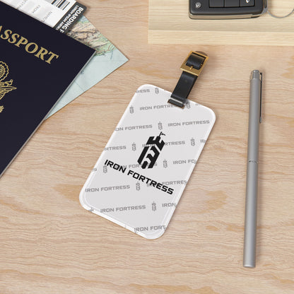 Tactical White Luggage Tag