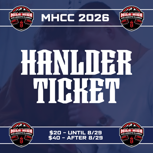 MHCC 2026 Handler Ticket